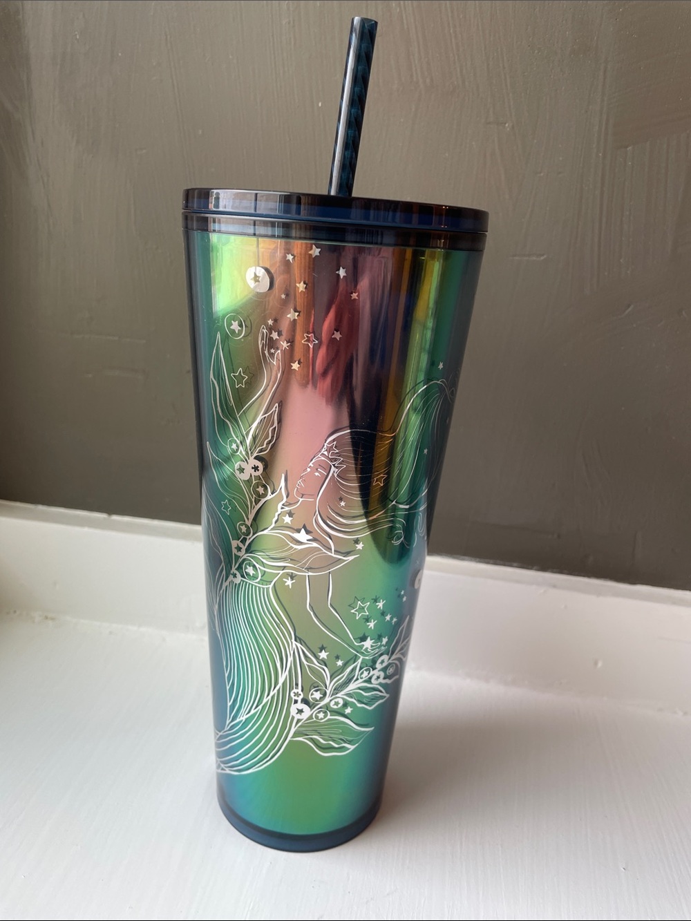 Starbucks Iridescent Mermaid Tumbler Brand New NWT